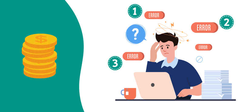 Blog hero 3 errori nella  gestione dei pagamenti