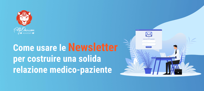 Blog header newletter per gli studi medici