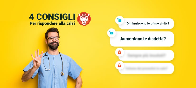 Il secondo consiglio per rispondere alla crisi: monitora e gestisci appuntamenti disdetti.