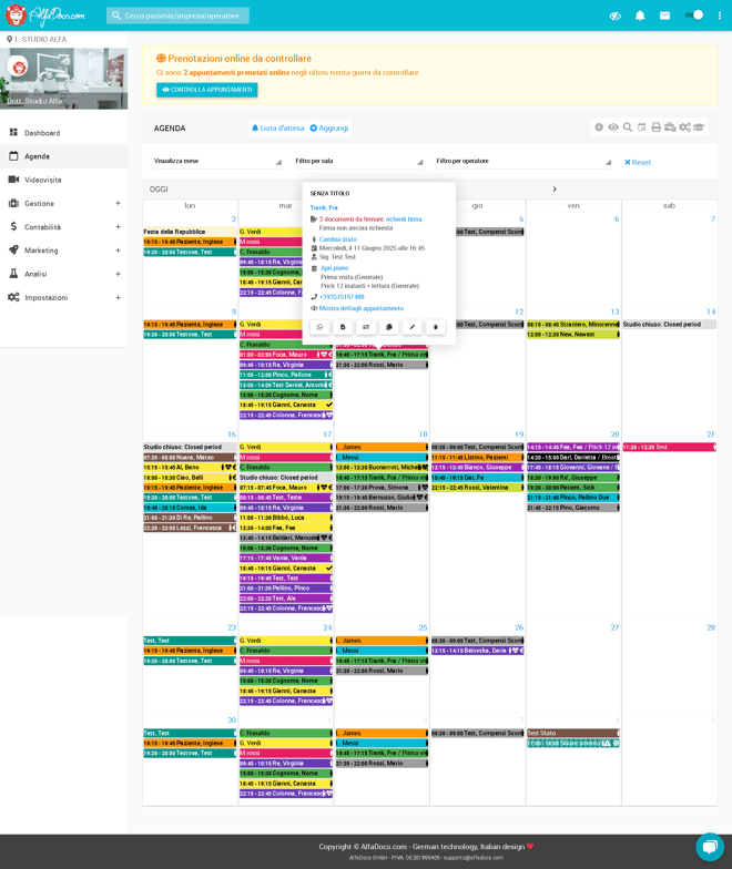 Agenda AlfaDocs