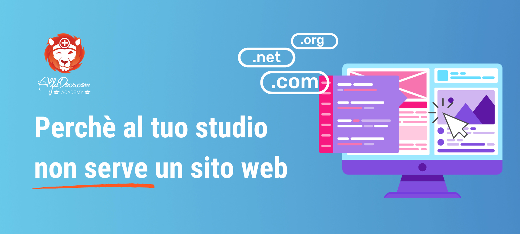 blog header perchè al tuo studio non serve un sito web